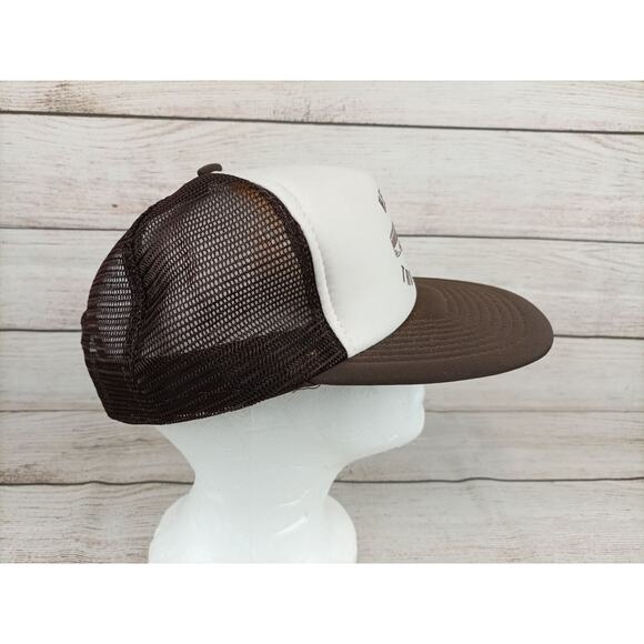 Vintage Hepner Trucking Trucker Baseball Hat Brown White - Picture 2 of 7